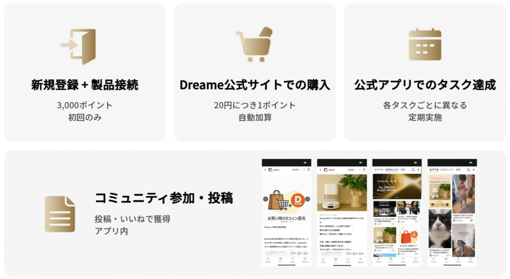 Dreame(ドリーミー)D20 UltraのDコインについて