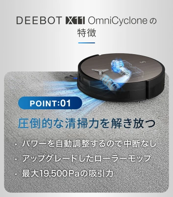 X11 OmniCycloneの特長
